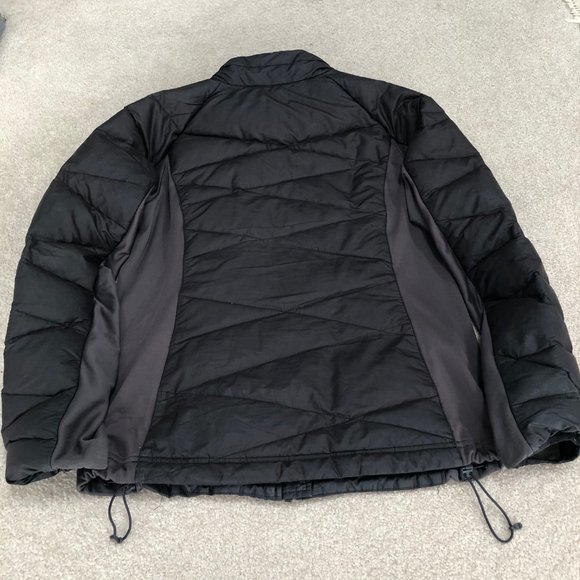 Eddie Bauer Goose Down Jacket Women's size Medium + Swarovs Heart Button Covers - Picture 8 of 10